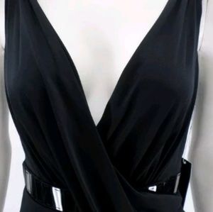 NWT Erato black women's cocktail holiday dress S4